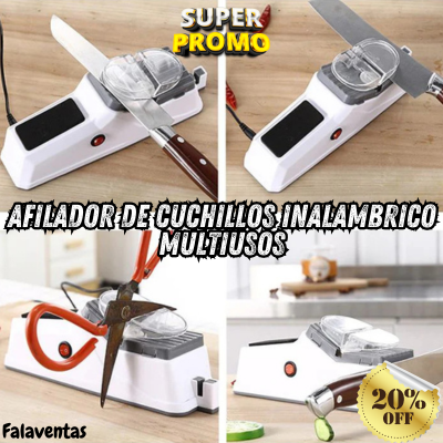 Afilador de Cuchillos Eléctrico Profesional 4 en 1🔪✂️