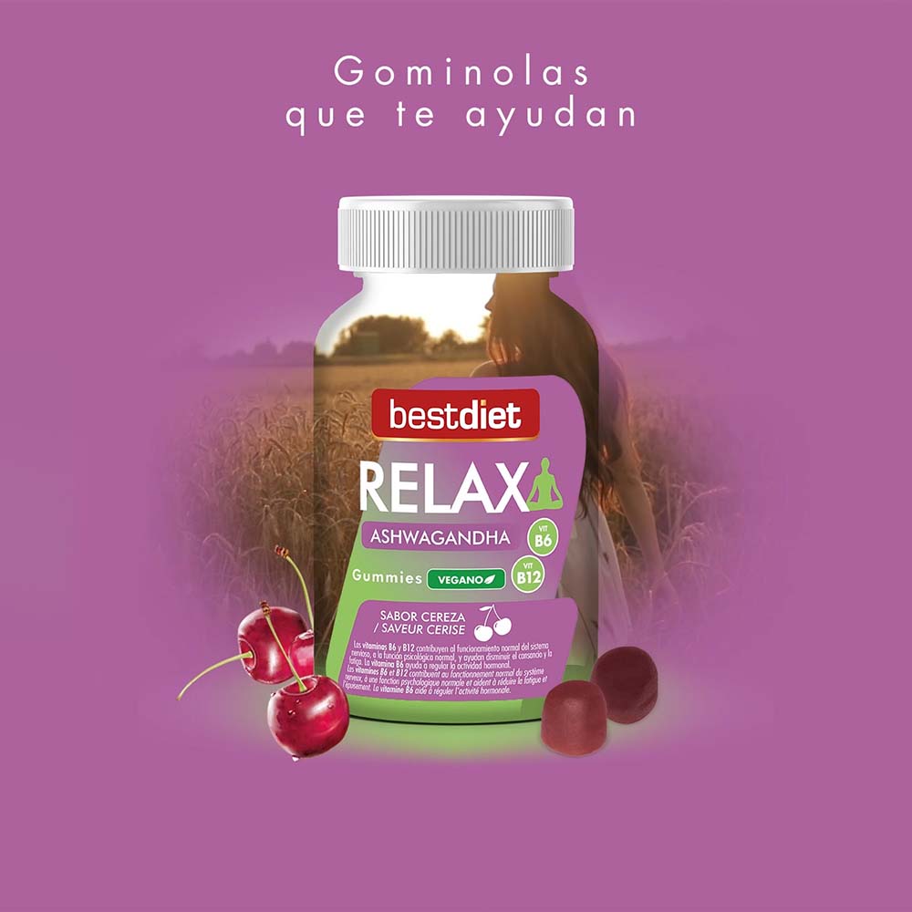 SUP Gominolas Relax 60 Unidades – Sueño Reparador y Antiestrés Natural paga 1 lleva 2