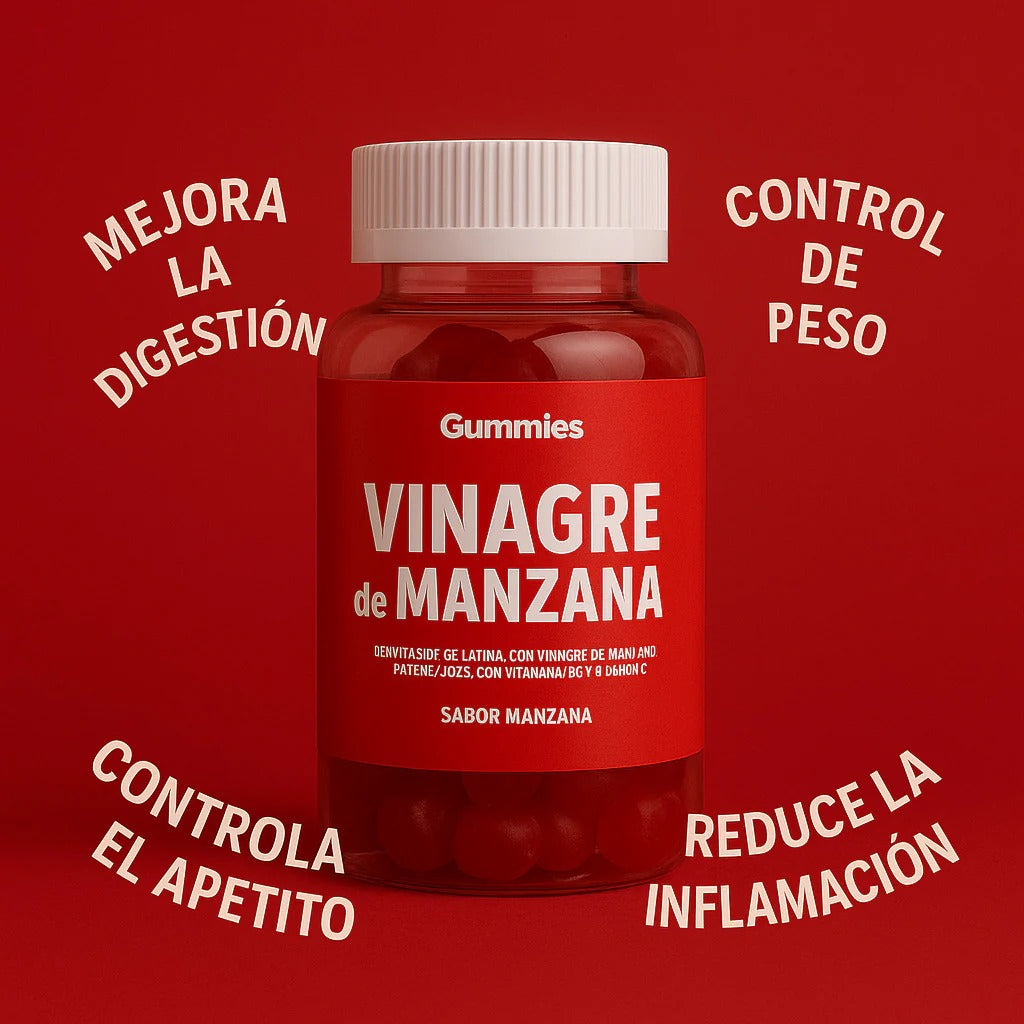 Gomitas de Vinagre de Manzana 🍎 pagas 1 lleva 2