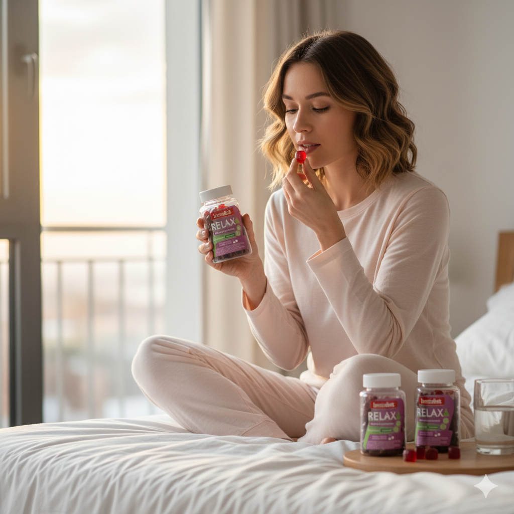 SUP Gominolas Relax 60 Unidades – Sueño Reparador y Antiestrés Natural paga 1 lleva 2