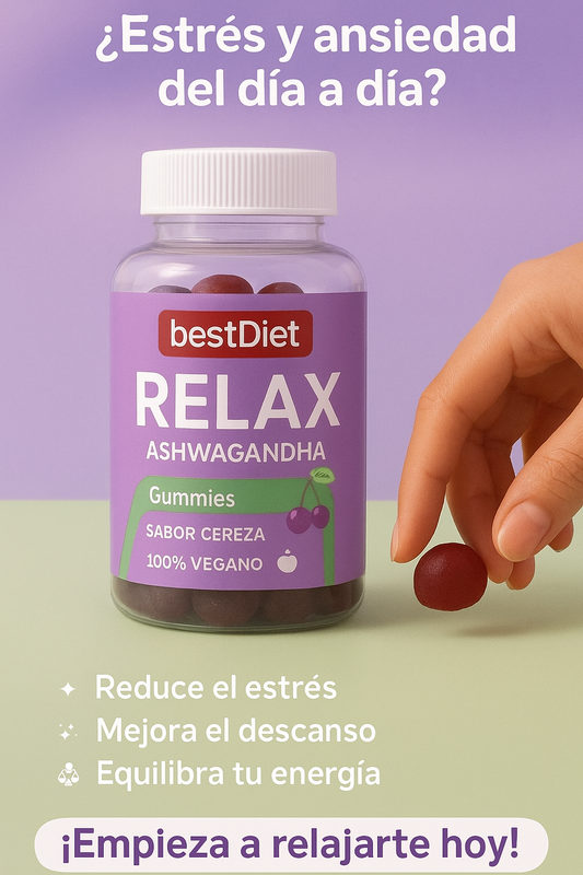 SUP Gominolas Relax 60 Unidades – Sueño Reparador y Antiestrés Natural paga 1 lleva 2
